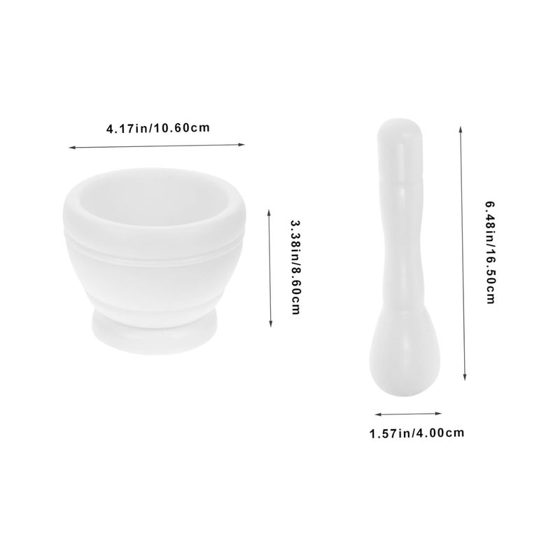 Reusable Plastic Garlic Crusher Pestle Bowl For Ginger And Spices Efficient Grinding - Image 2